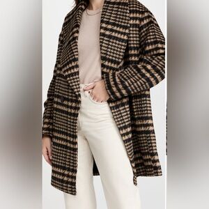 Avec Les Filles plaid coat